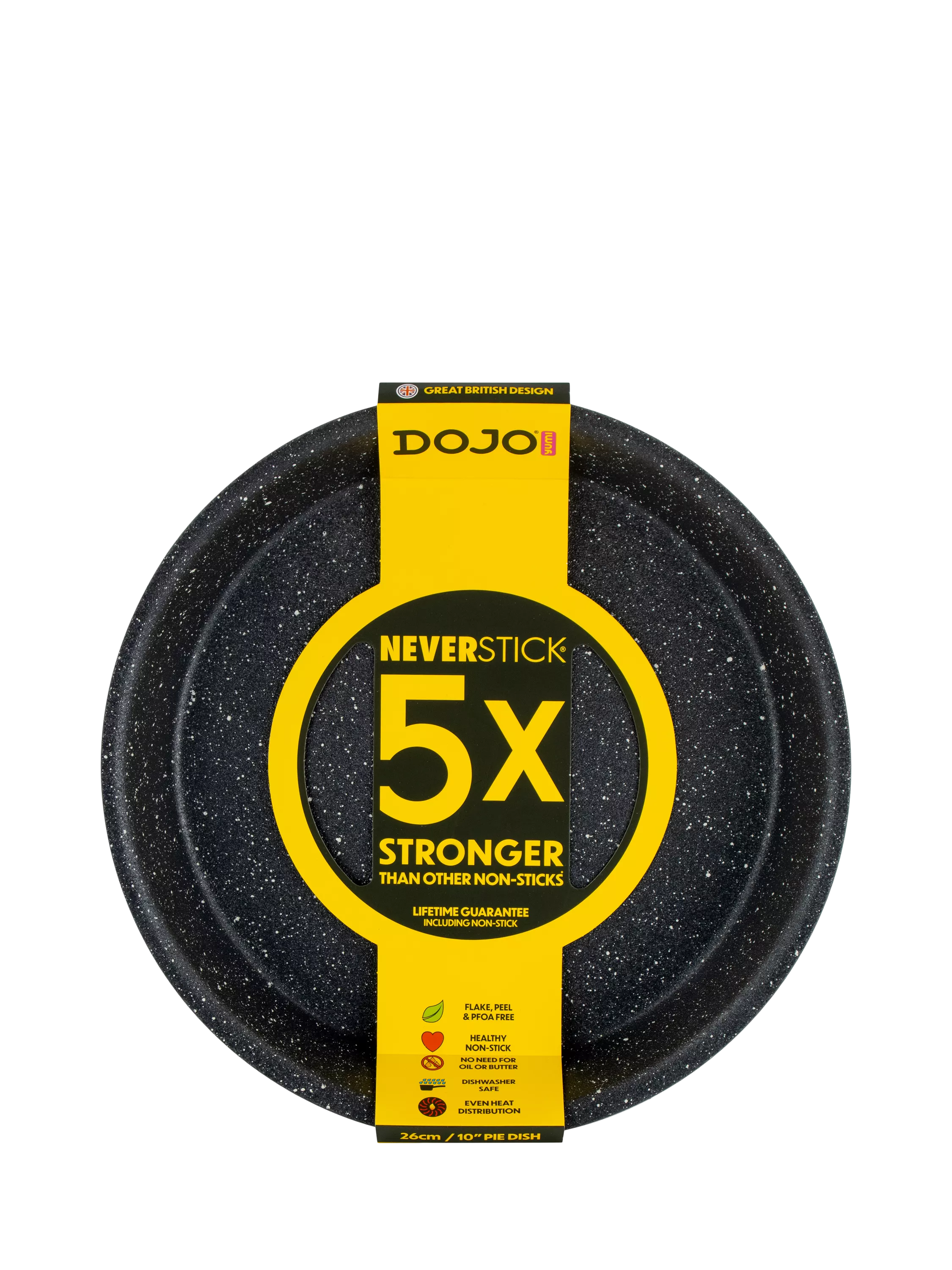 Dojo Yumi Neverstick non-stick pie dish 26cm - British product