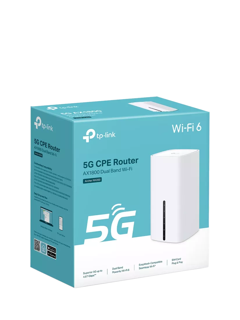 TP-Link Archer NX200 5G AX1800 dual-band router white (British brand)