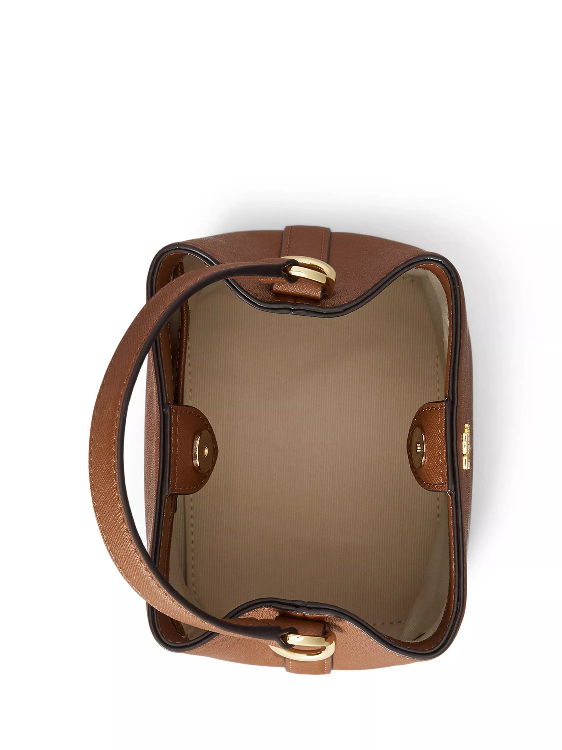 Ralph Lauren Reese small leather bucket bag (British brand)
