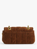 Coach Tabby 20 quilted suede shoulder bag brown, imported from the UK