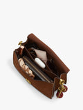 Coach Chain Tabby suede shoulder bag brown - UK version