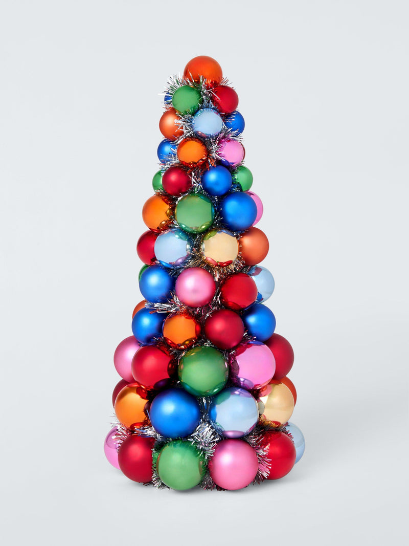 Bauble and Tinsel Tree Decoration 41cm