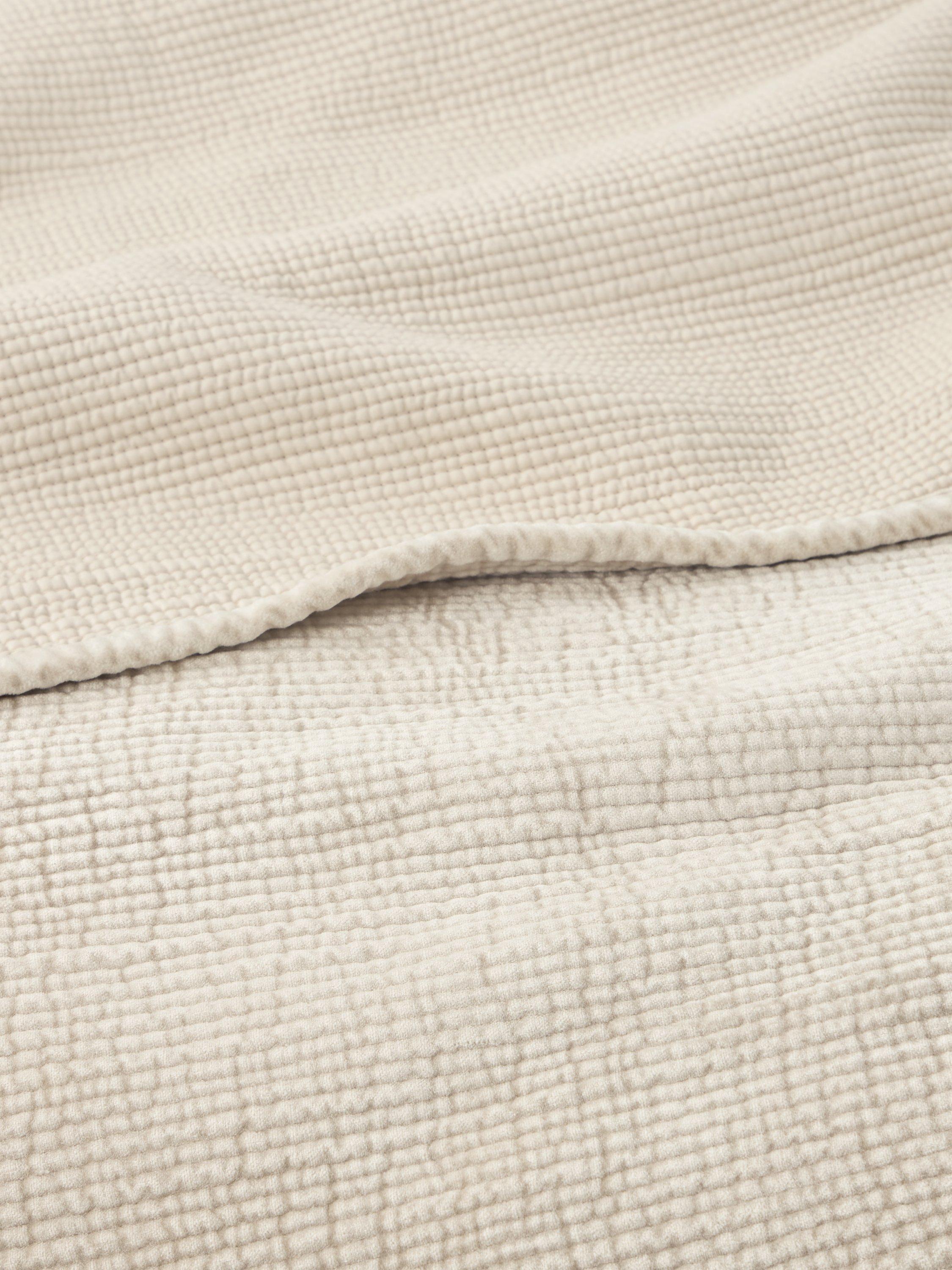 John Lewis cotton velvet embroidered quilt king size - British product