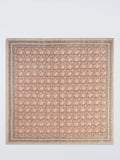John Lewis lotus block print quilt multi king size, UK version