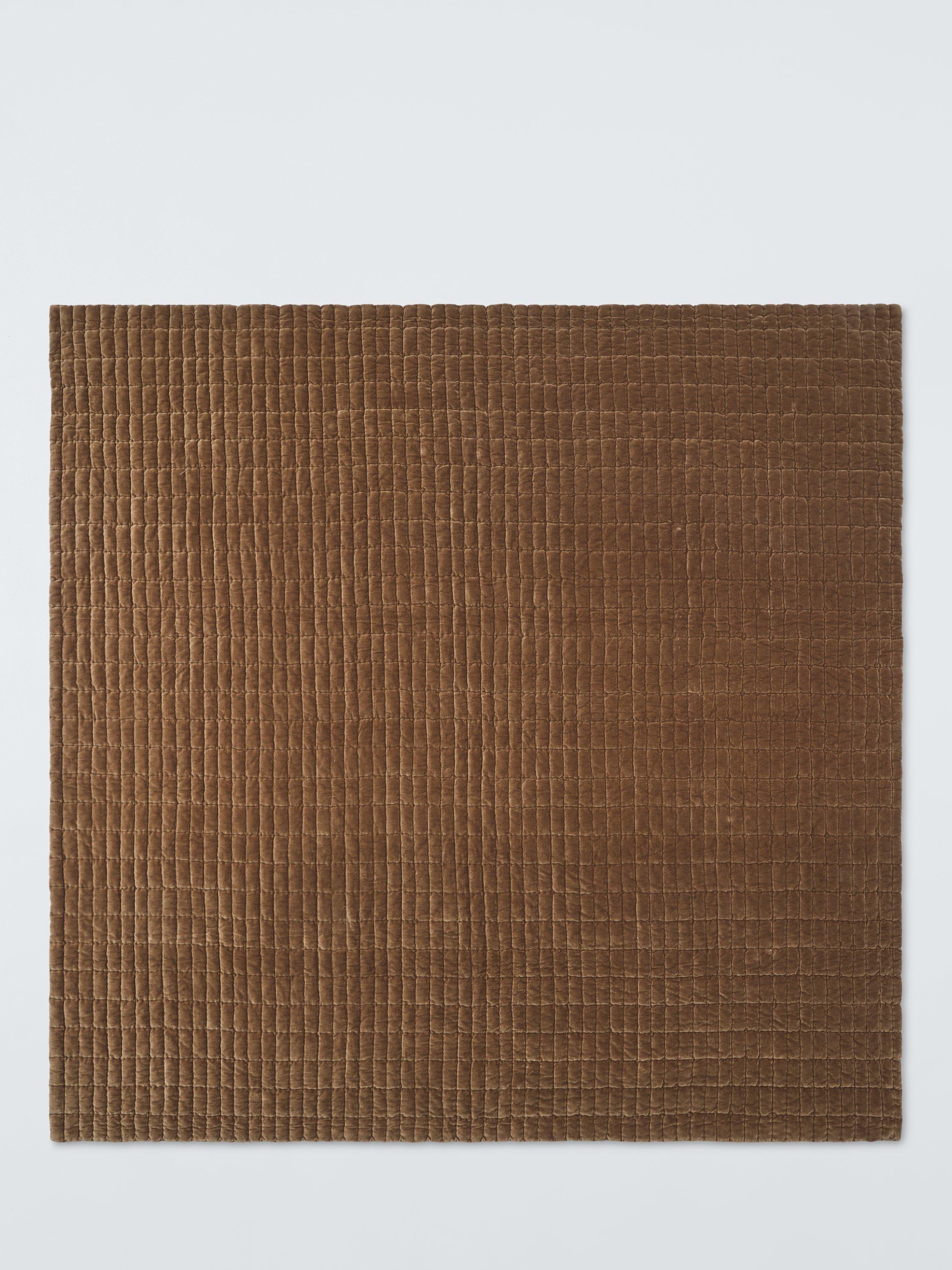 John Lewis velvet quilt copper king size, UK version