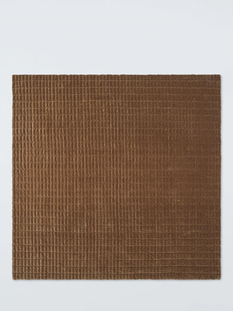 John Lewis velvet quilt copper king size, UK version