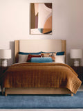 John Lewis velvet quilt copper king size, UK version