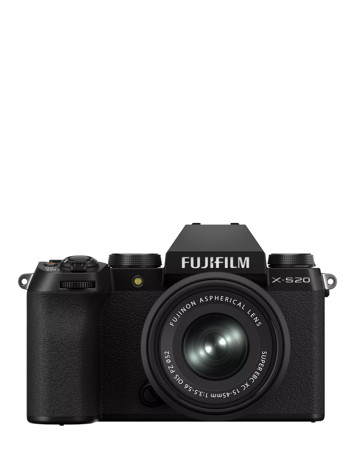 Fujifilm X-S20 mirrorless camera with XC 15-45mm lens (British brand)