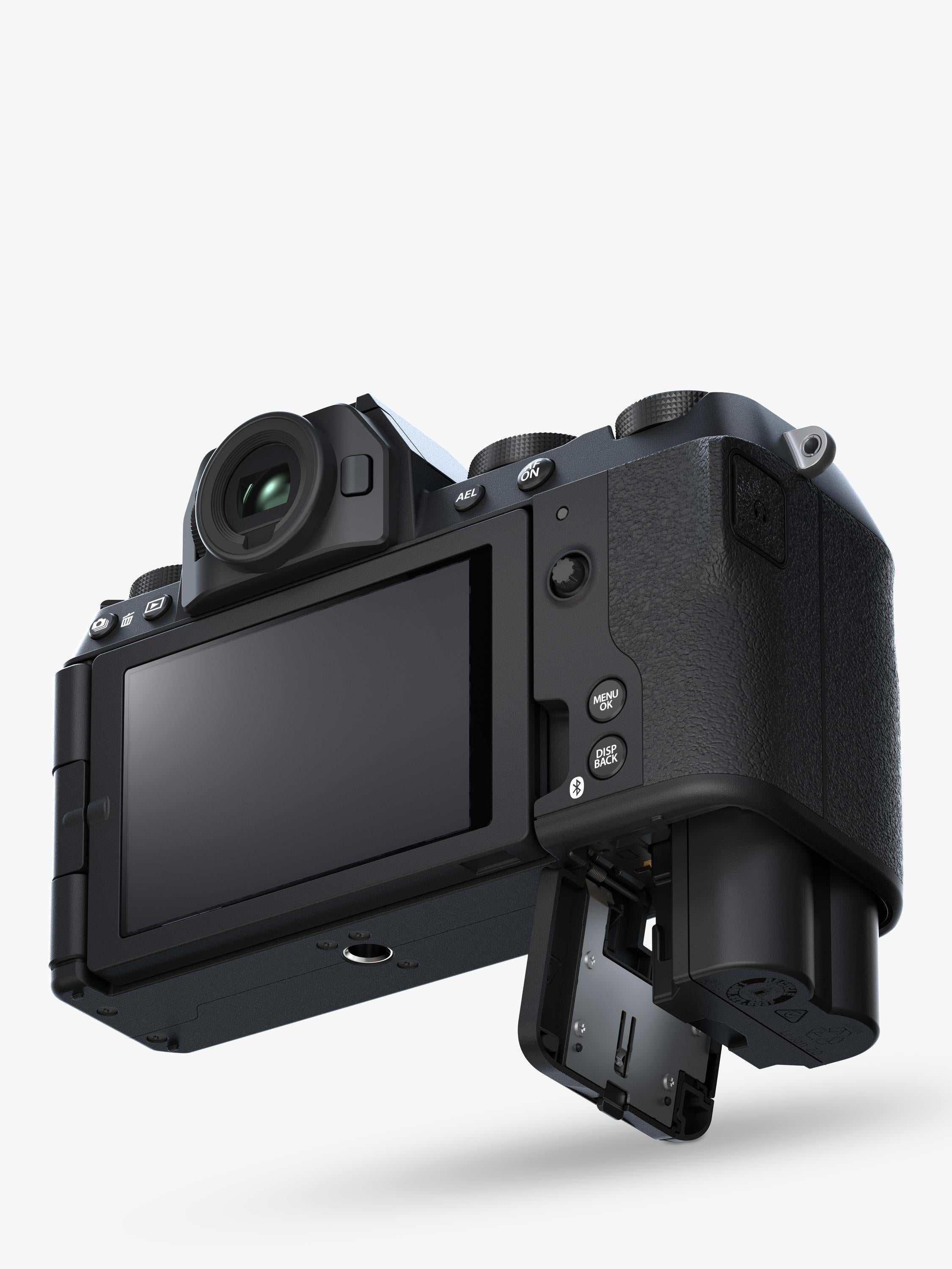 Fujifilm X-S20 compact system camera with 16-50mm lens, imported from the UK
