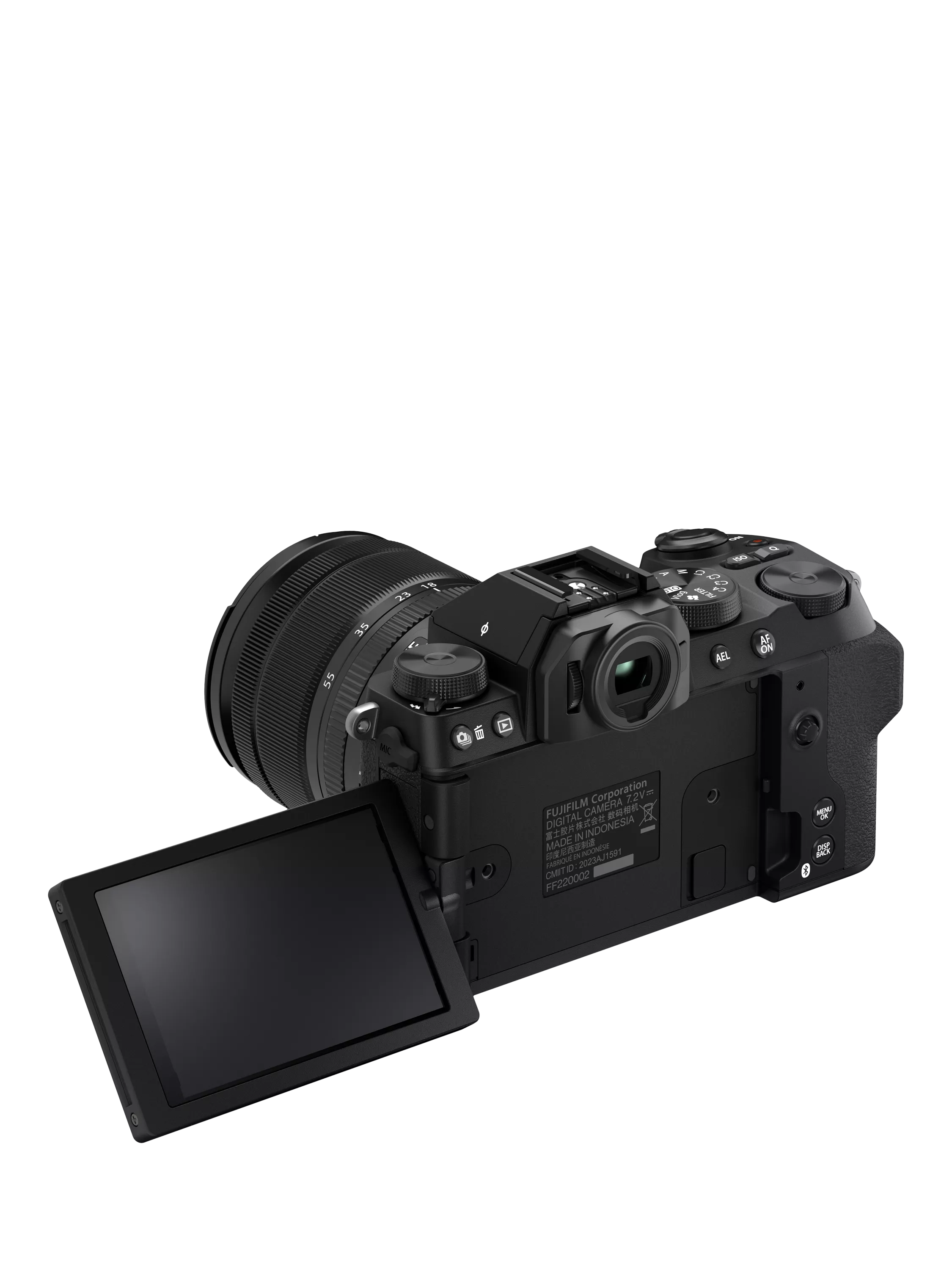 Fujifilm X-S20 mirrorless camera body only black - British product