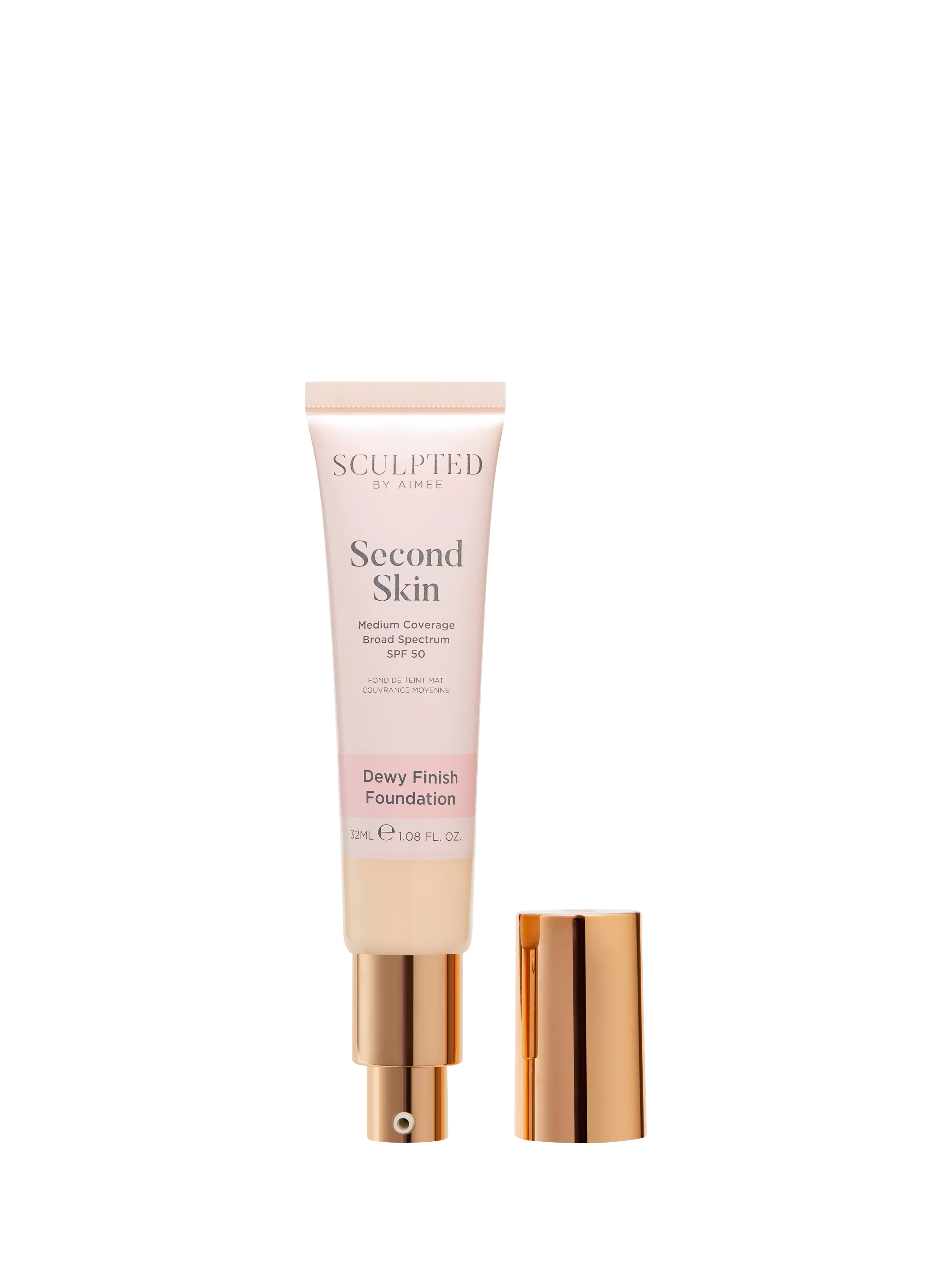 Sculpted By Aimee Foundation Second Skin Dewy 32ml - British product