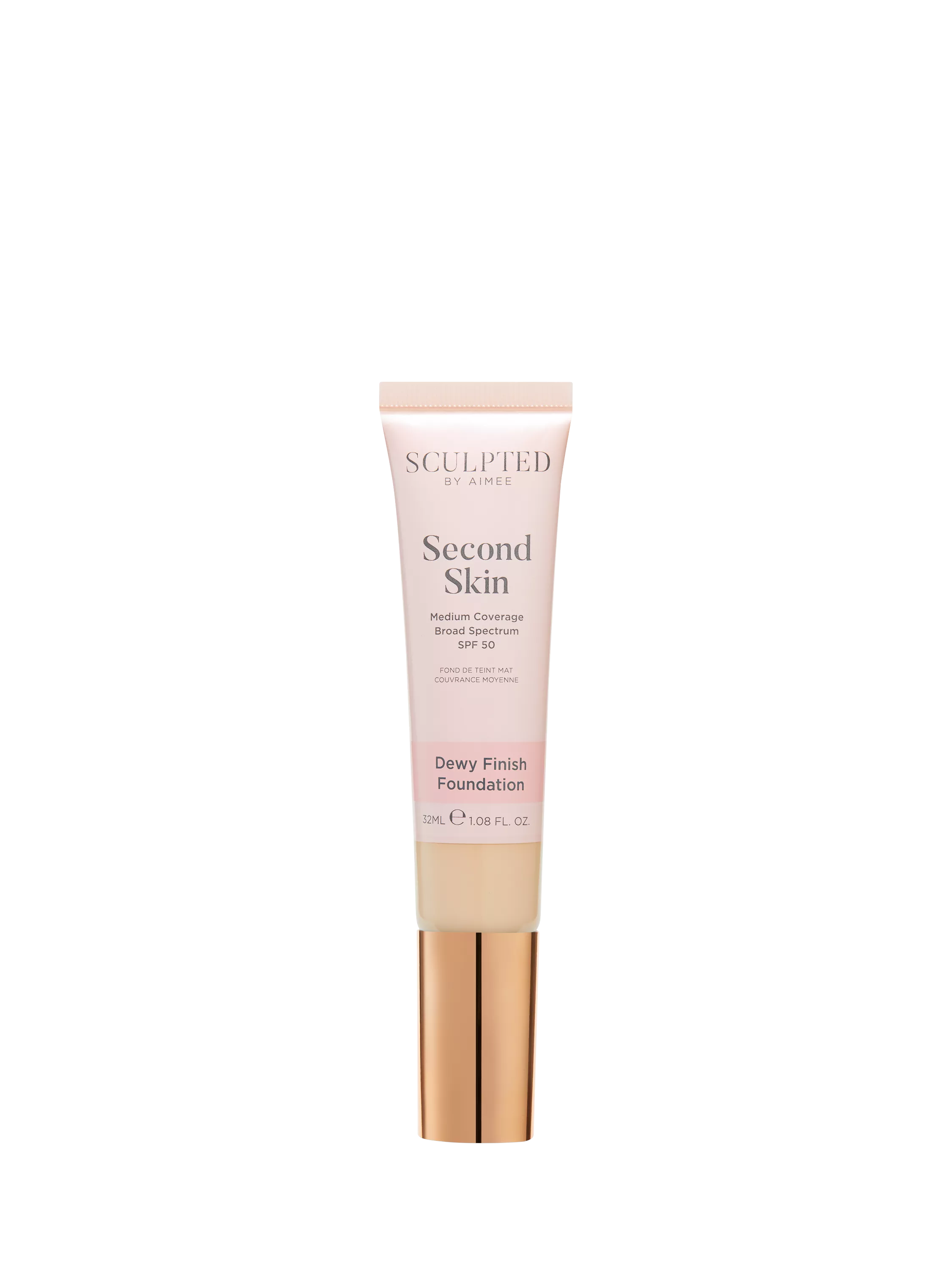 Sculpted By Aimee Second Skin Dewy Foundation, Fair Golden 2.75