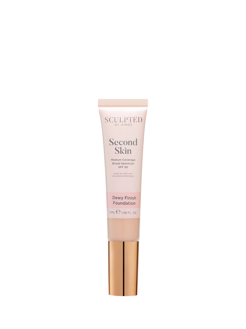 Sculpted By Aimee Second Skin Dewy Foundation, Light Plus 3.5