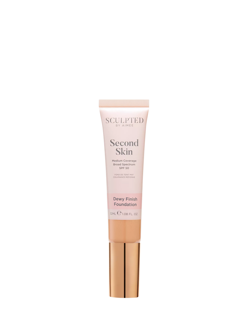 Sculpted By Aimee Second Skin Dewy Foundation, Medium Plus 4.5
