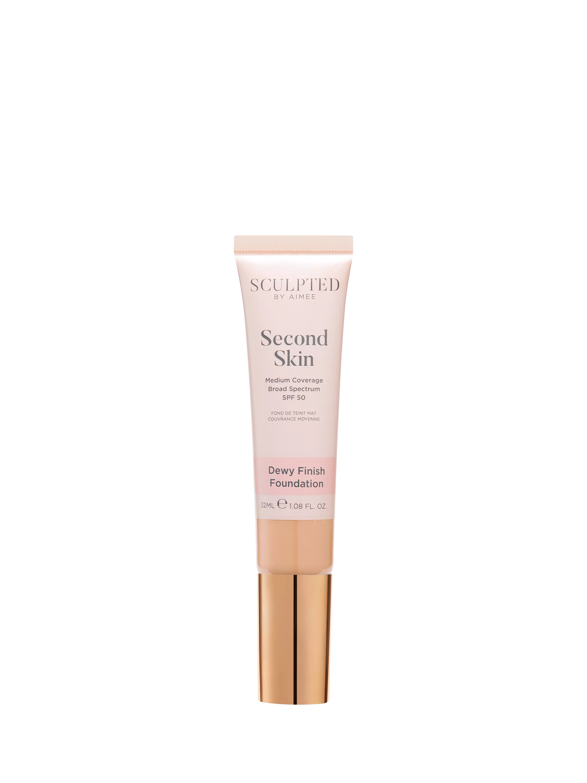 Sculpted By Aimee Second Skin Dewy Foundation, Tan 5.0
