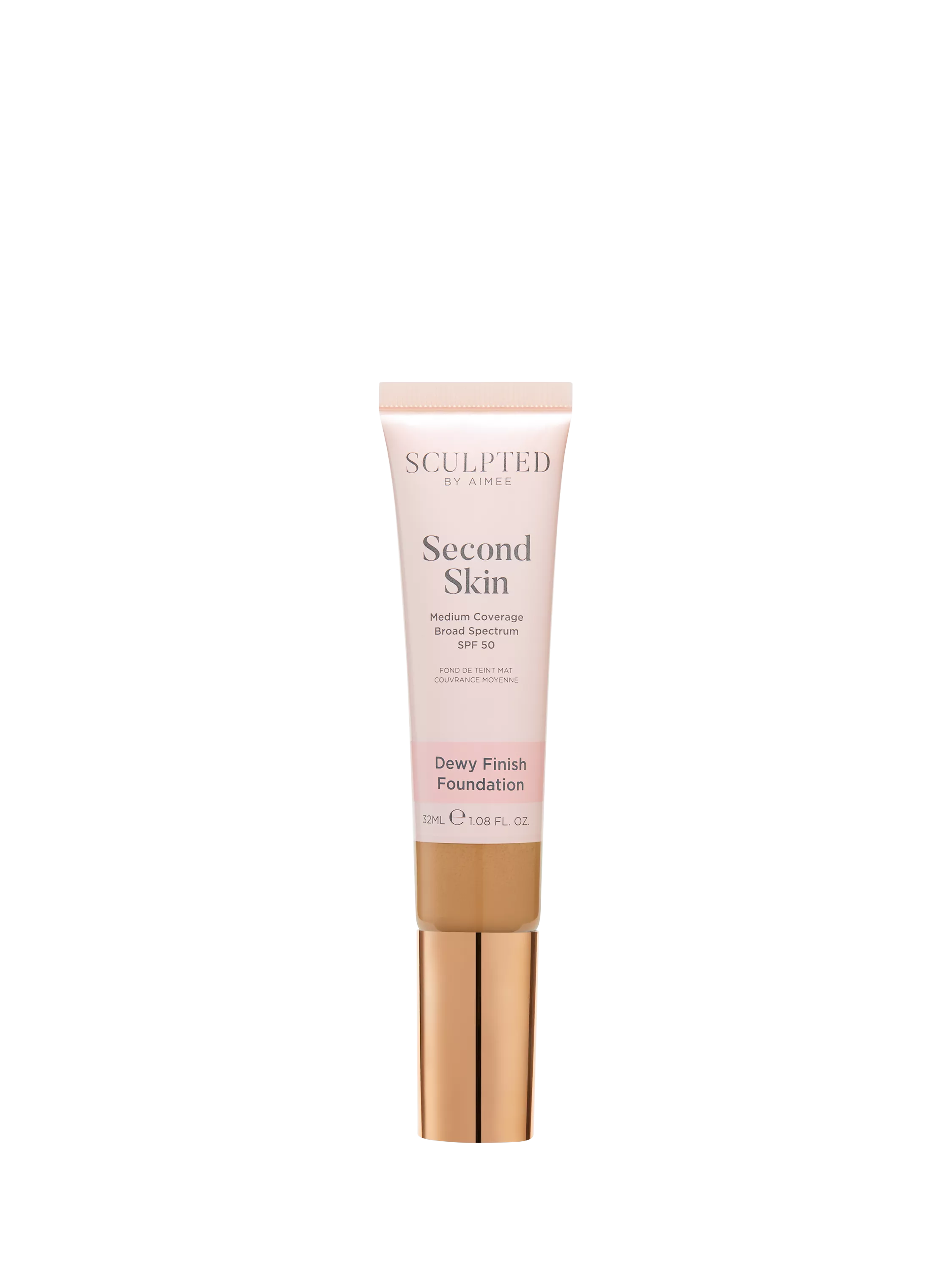 Sculpted By Aimee Second Skin Dewy Foundation, Tan Plus 5.5