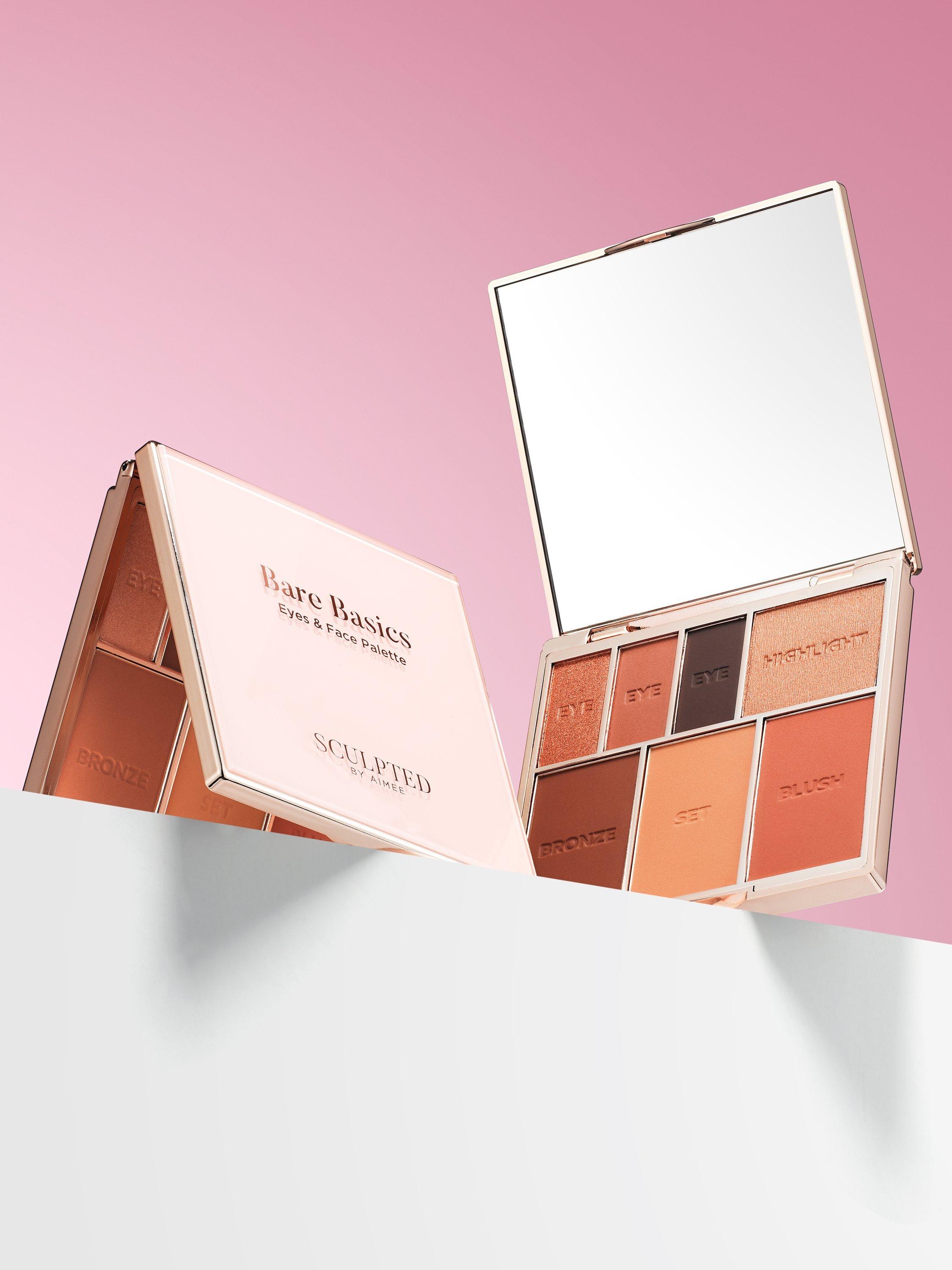 Sculpted By Aimee Bare Basics Palette 22g, imported from the UK