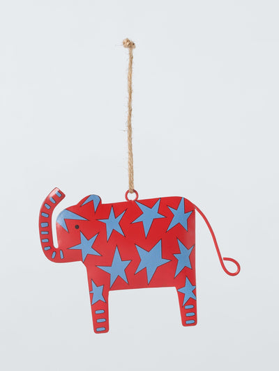 John Lewis Worldly Treasures Metal Elephant Tree Decoration - Kjøp online hos McGrocer