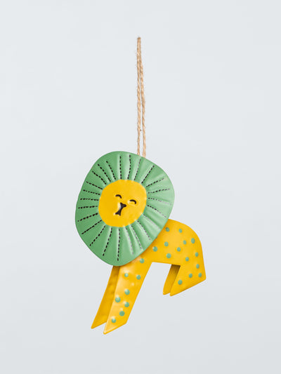 John Lewis Worldly Treasures Metal Lion Tree Decoration - Kjøp online hos McGrocer