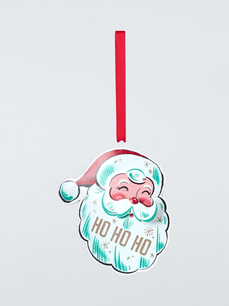 Metal Santa Face Christmas Tree Decoration