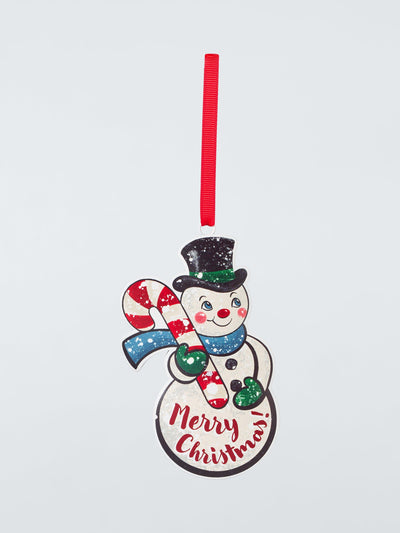 John Lewis Heirloom Splendour Metal Snowman Tree Decoration- Buy online at McGrocer