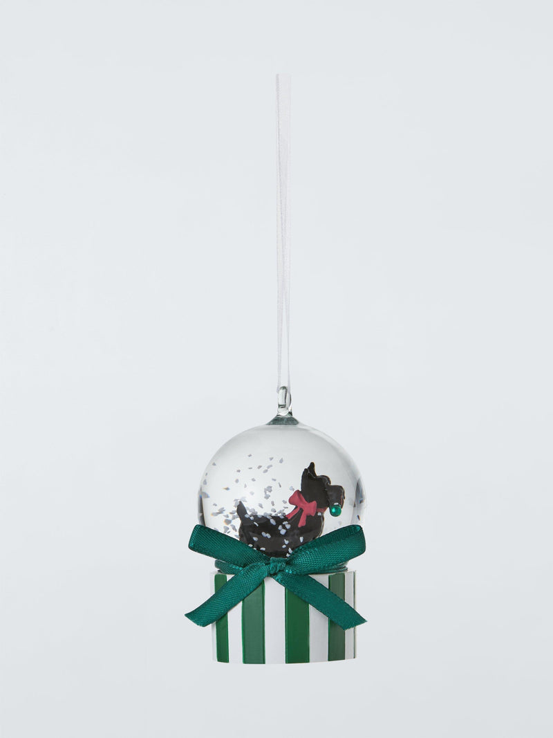 Terrier Snowglobe Bauble