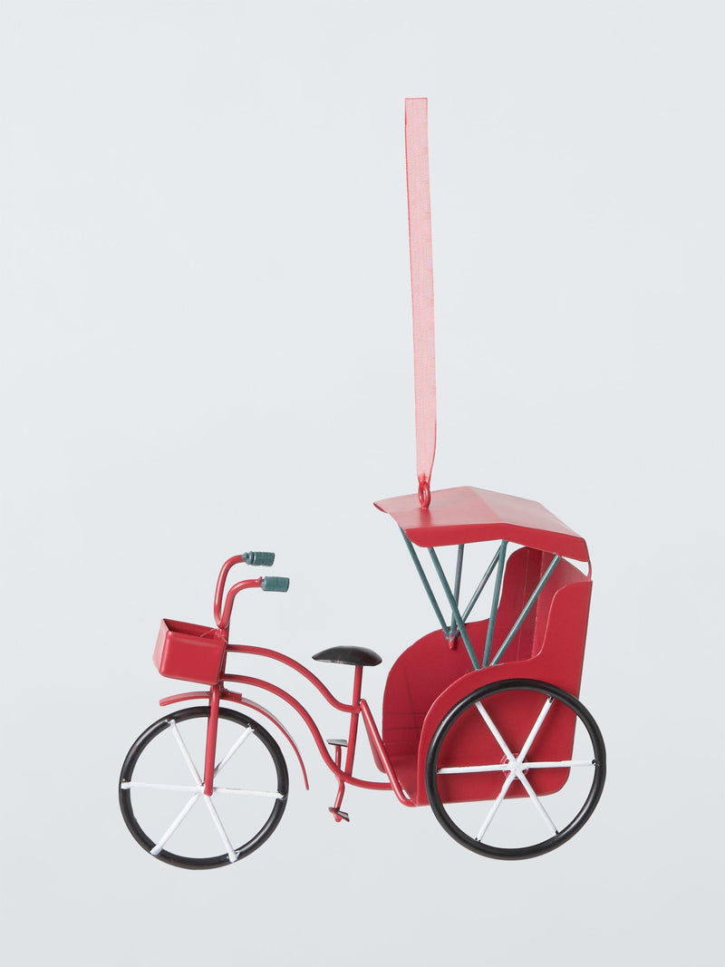 Rickshaw Tredekorasjon i Metall
