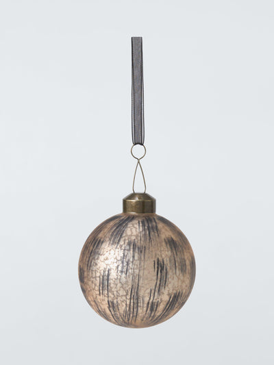 John Lewis Rustic Gold Bauble with Ancient Wonders Design- Buy online at McGrocer