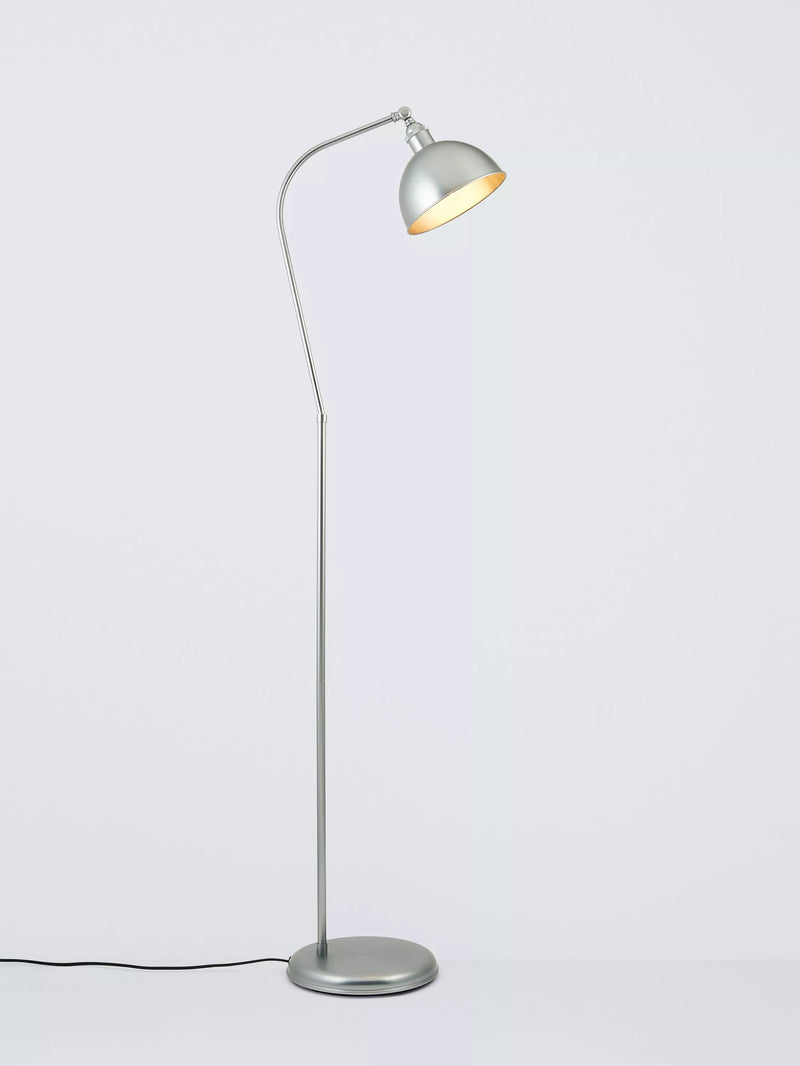 John Lewis Baldwin Floor Lamp, Antique Brass Effect