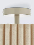 John Lewis Modern Scallop semi flush ceiling light marshmallow (British brand)