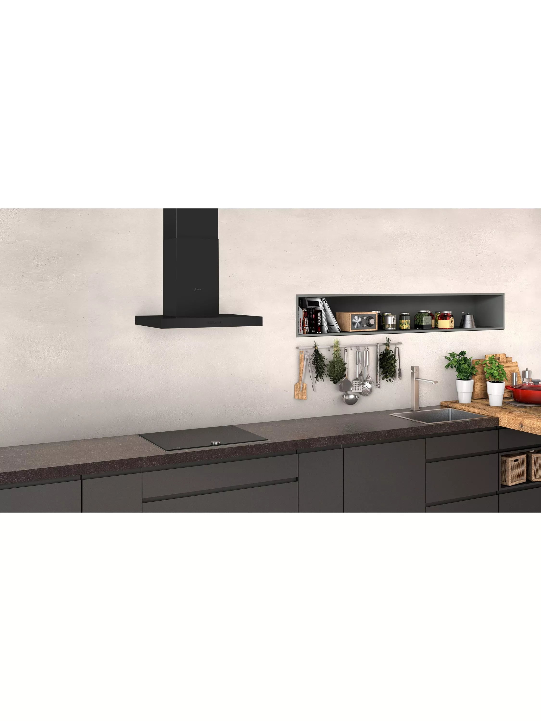 Neff box cooker hood black D62BBC0S0B - British product