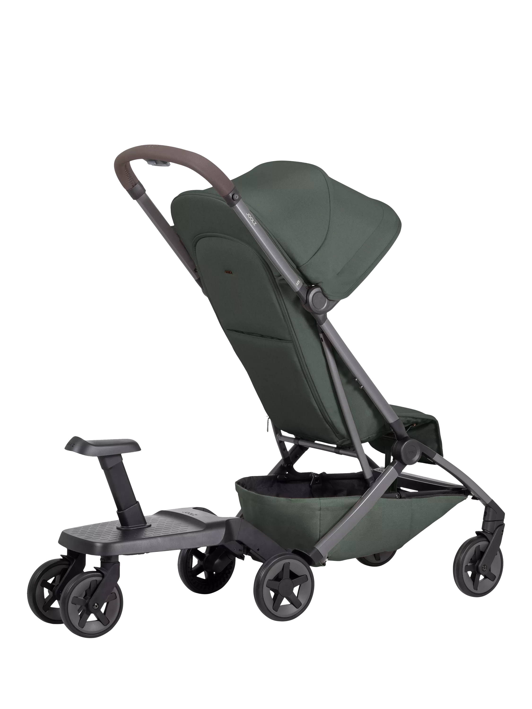 Joolz Aer2 footboard with seat for pushchair, imported from the UK