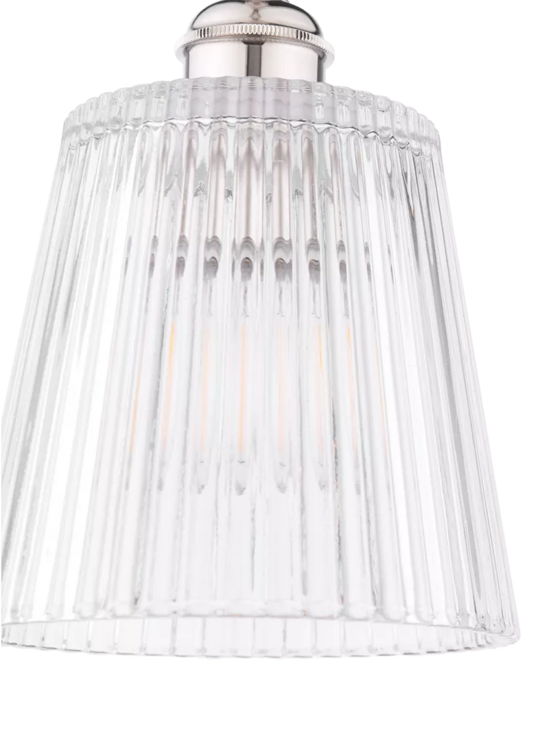 Laura Ashley Callaghan pendant ceiling light polished nickel - British product