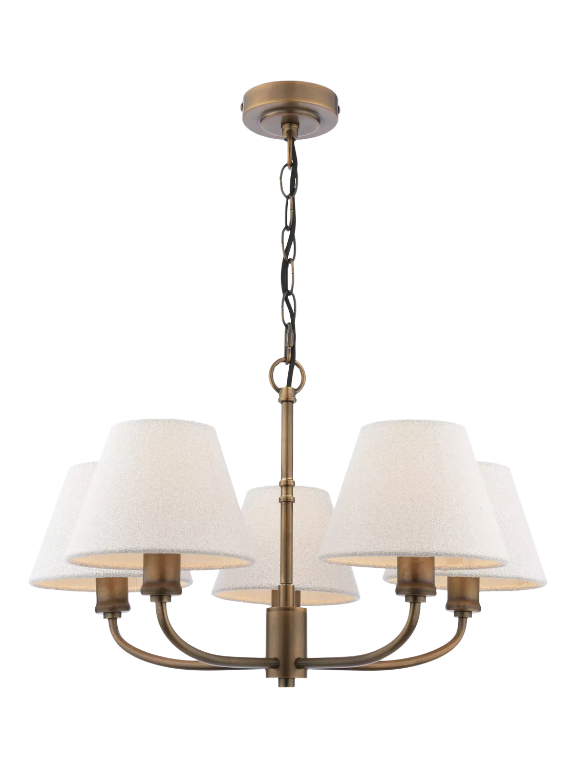 Laura Ashley Denston 5 light chandelier antique bronze, imported from the UK