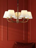 Laura Ashley Denston 5 light chandelier antique bronze, imported from the UK