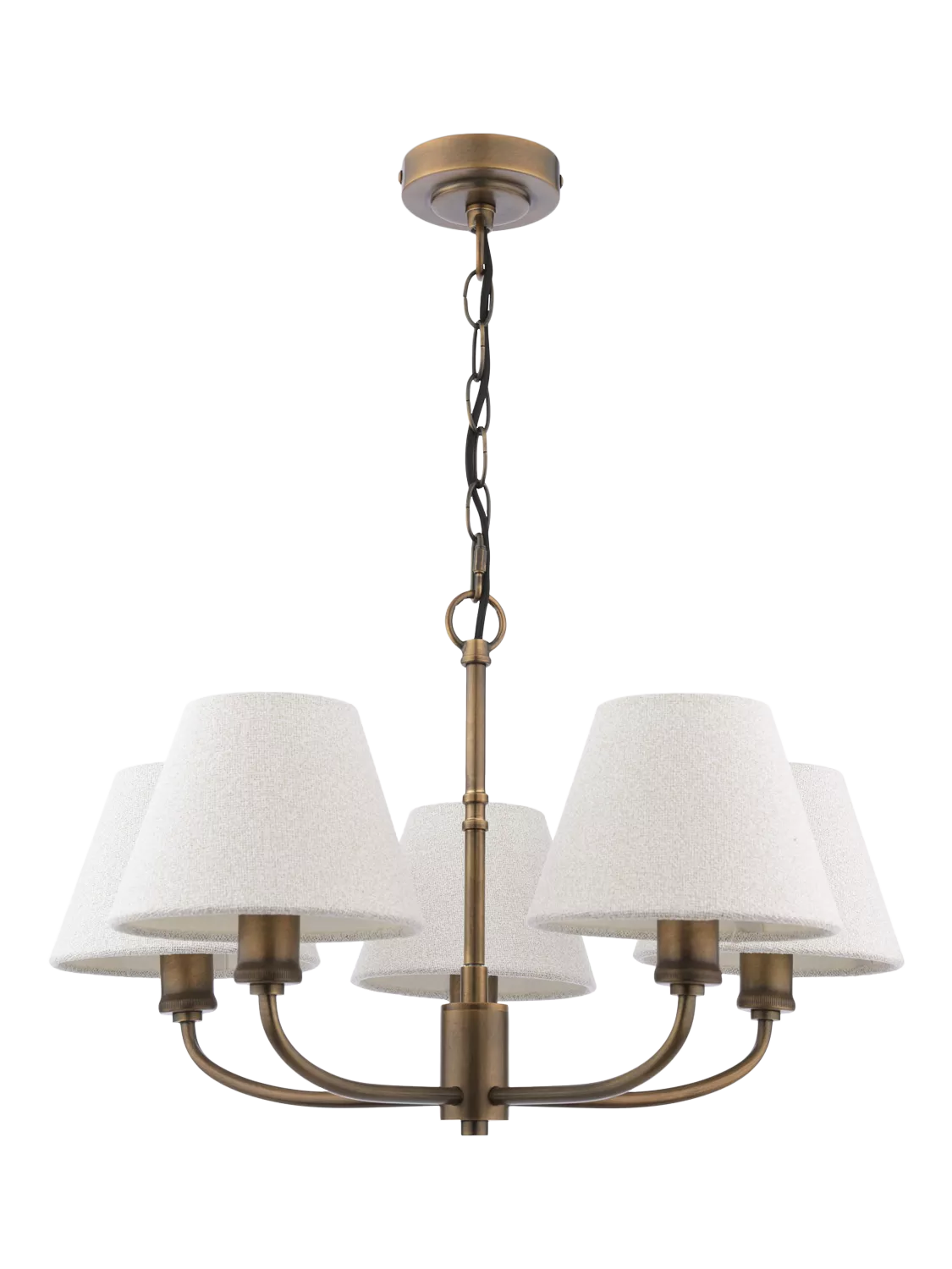 Laura Ashley Denston 5 light chandelier antique bronze, imported from the UK
