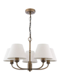 Laura Ashley Denston 5 light chandelier antique bronze, imported from the UK