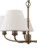 Laura Ashley Denston 5 light chandelier antique bronze, imported from the UK