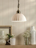 Laura Ashley Durford pendant ceiling light metallic bronze, imported from the UK