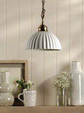 Laura Ashley Durford pendant ceiling light metallic bronze, imported from the UK