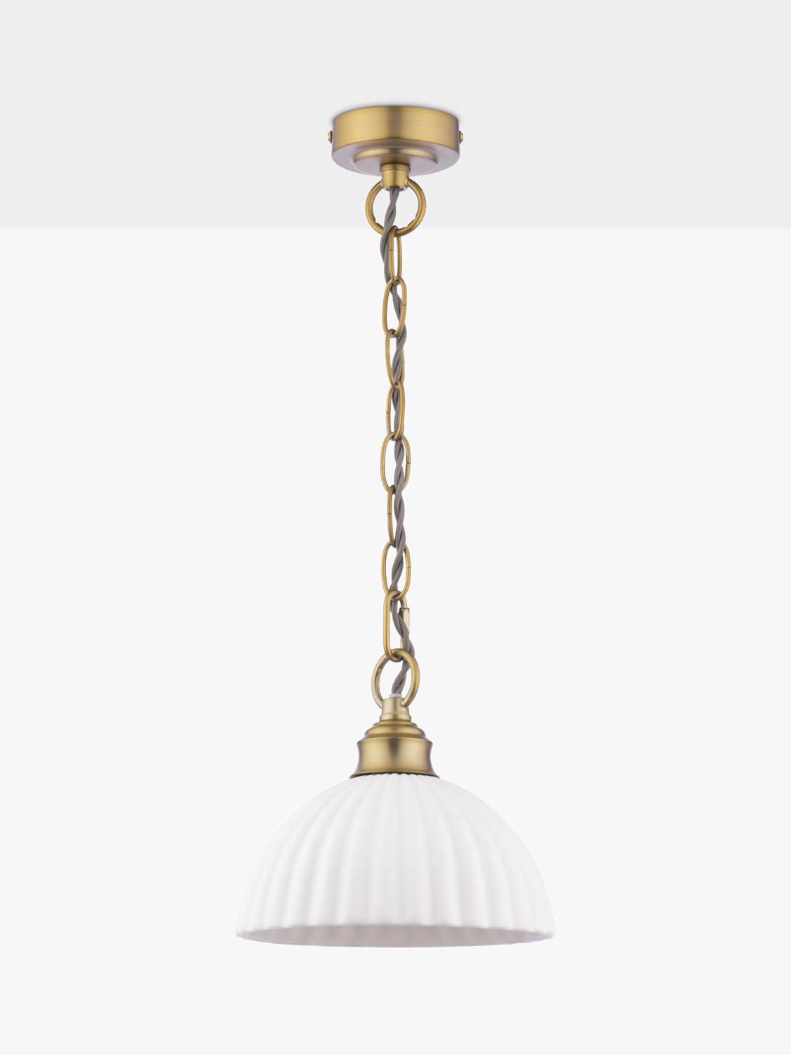 Laura Ashley Durford pendant ceiling light metallic bronze, imported from the UK