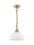 Laura Ashley Durford pendant ceiling light metallic bronze, imported from the UK