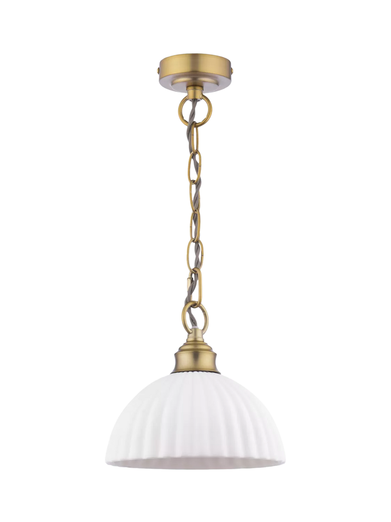 Laura Ashley Durford pendant ceiling light metallic bronze, imported from the UK