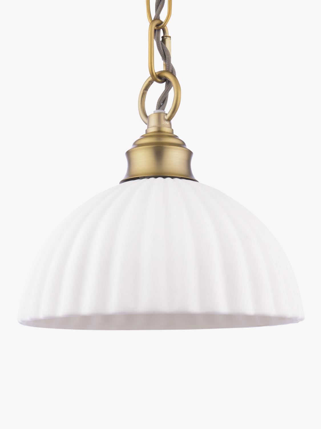 Laura Ashley Durford pendant ceiling light metallic bronze, imported from the UK