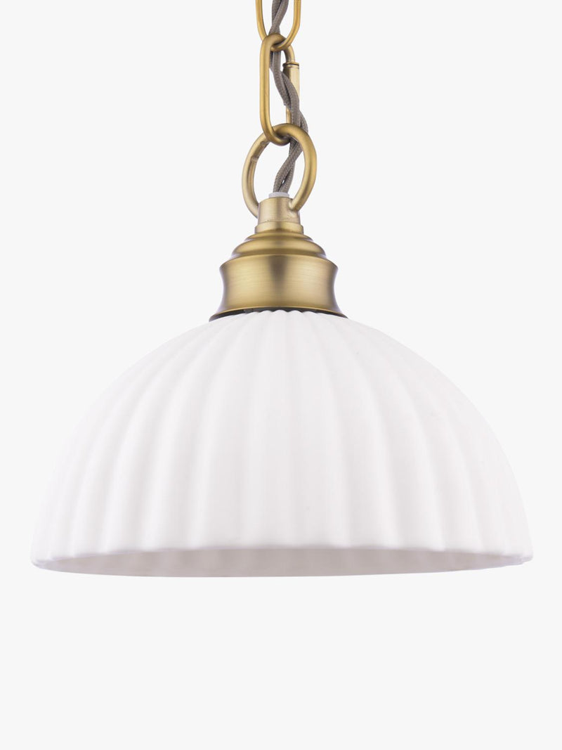 Laura Ashley Durford pendant ceiling light metallic bronze, imported from the UK