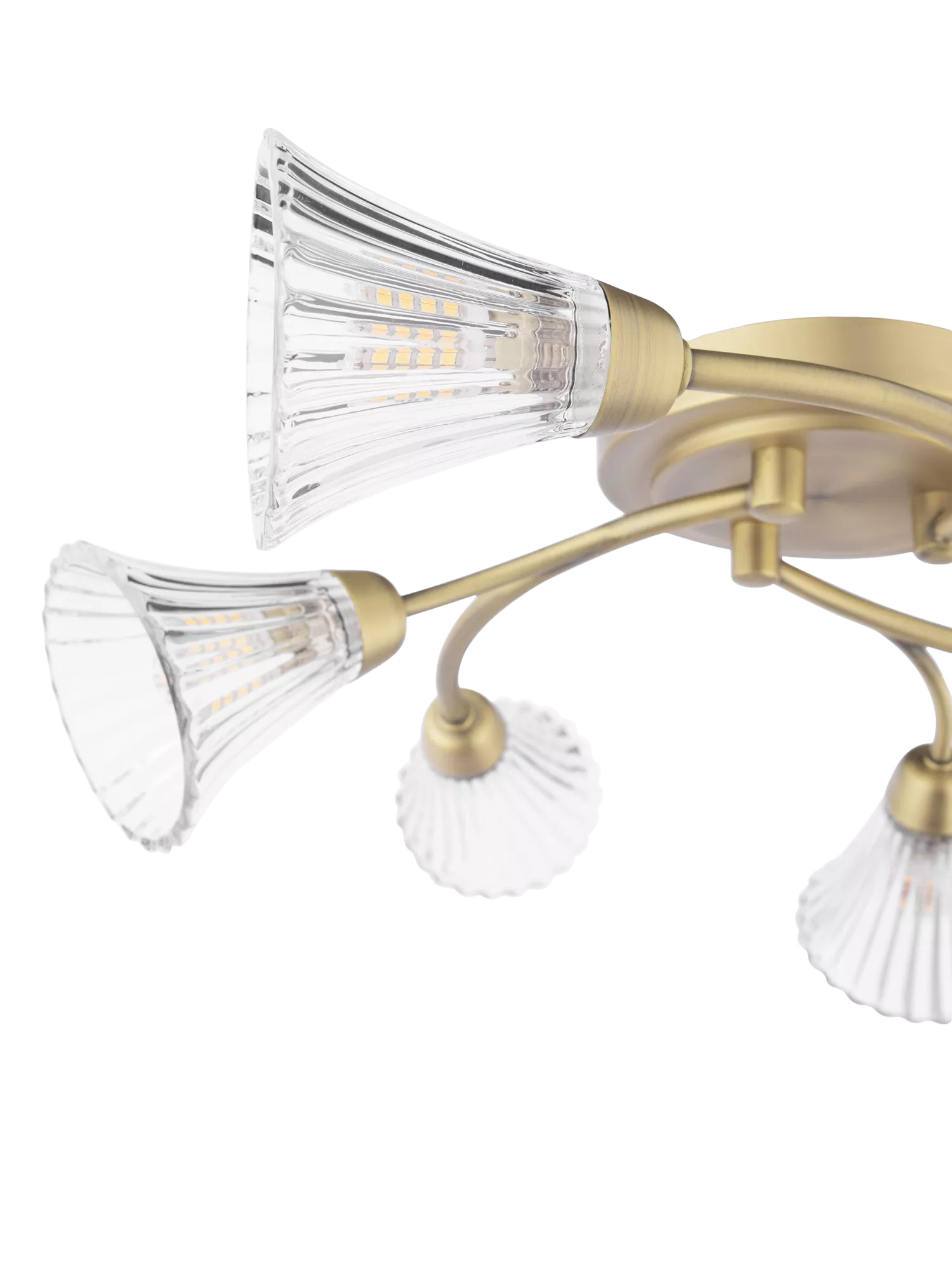 Laura Ashley Lanton chandelier 6 arms metallic bronze, UK version