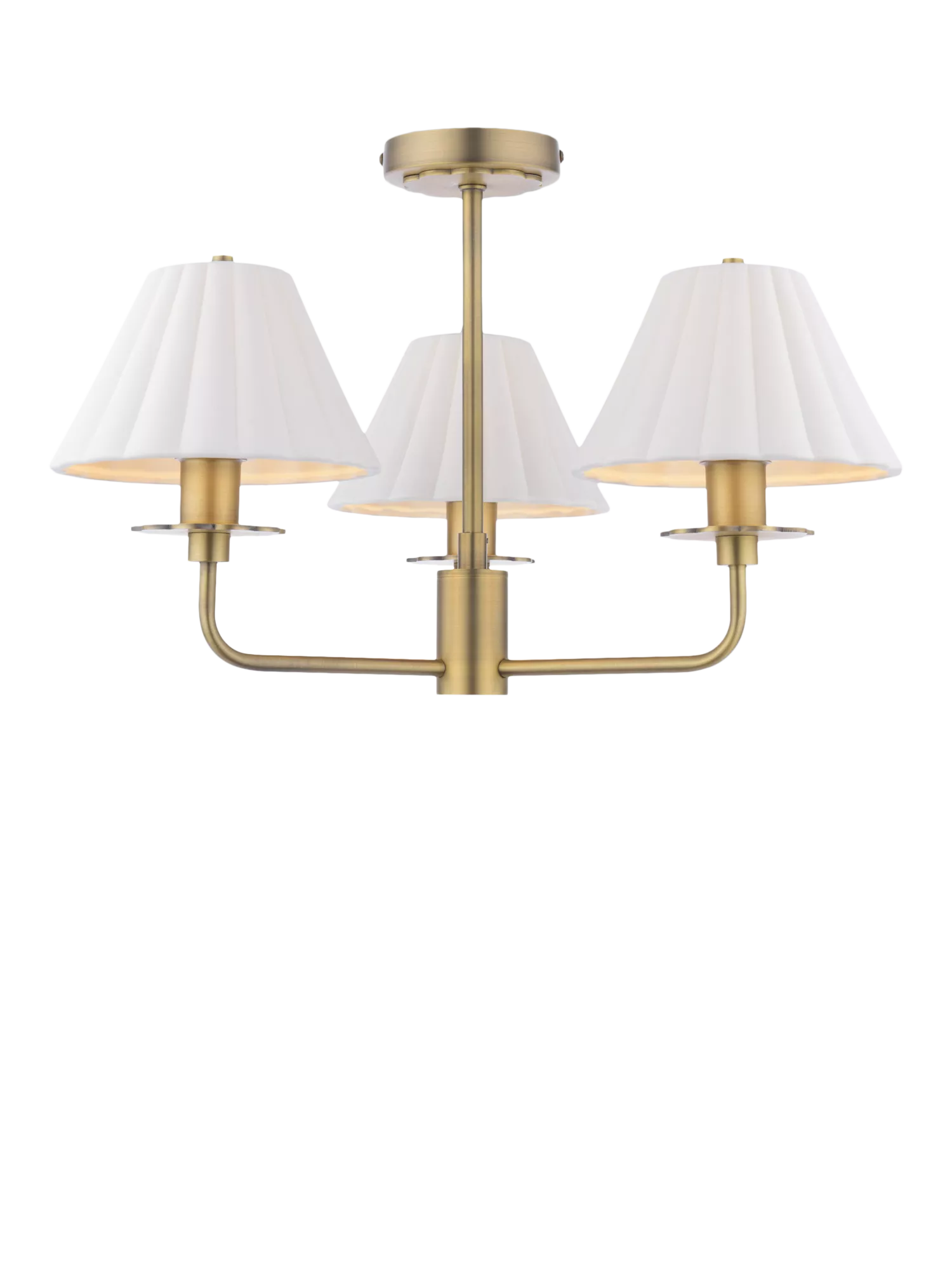 Laura Ashley Mixbury semi-flush ceiling light metallic bronze H30cm (British brand)