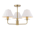 Laura Ashley Mixbury semi-flush ceiling light metallic bronze H30cm (British brand)