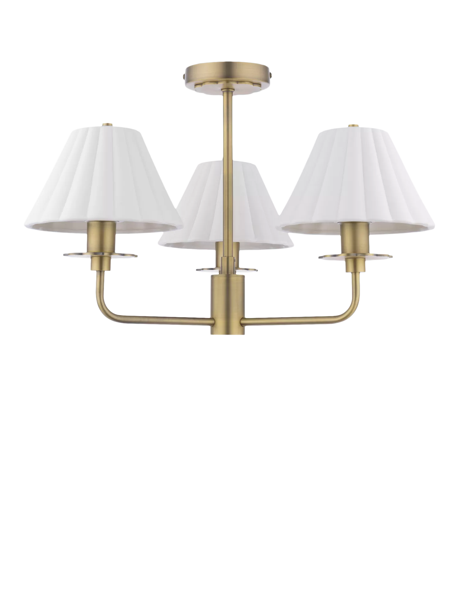 Laura Ashley Mixbury semi-flush ceiling light metallic bronze H30cm (British brand)