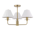 Laura Ashley Mixbury semi-flush ceiling light metallic bronze H30cm (British brand)